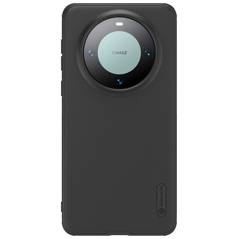 Nelkin suitable for Huawei Mate60Pro mobile phone case all-inclusive mate60Pro+ protective case matte anti-slip anti-fall protective case simple thin hard shell soft edge men's Shield Pro black