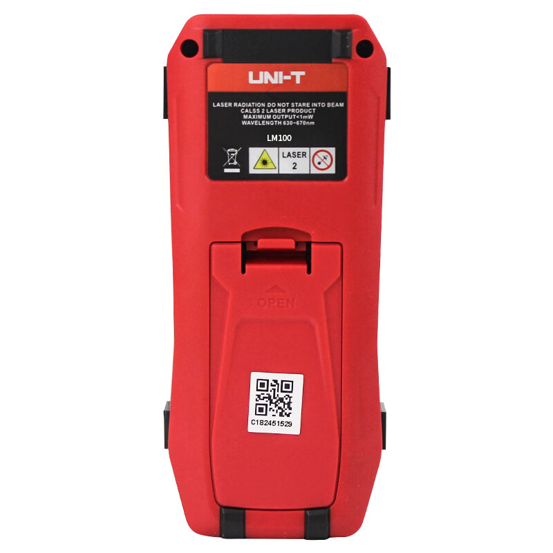 Unilide 100-meter handheld laser rangefinder infrared measuring instrument high-precision electronic ruler laser ruler room measuring instrument LM100 100-meter distance measurement front display