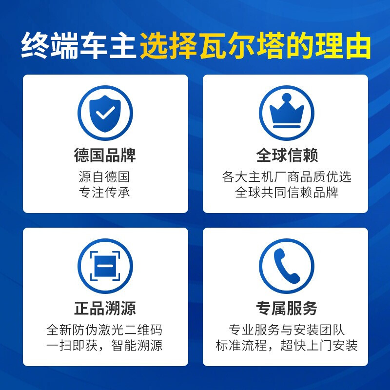 VARTA car battery start-stop series EFB-H6 70AH Tiguan Sagitar X-Trail Magotan Sylphy Focus EFB H6 BYD f3/Octavia/Qashqai, etc.