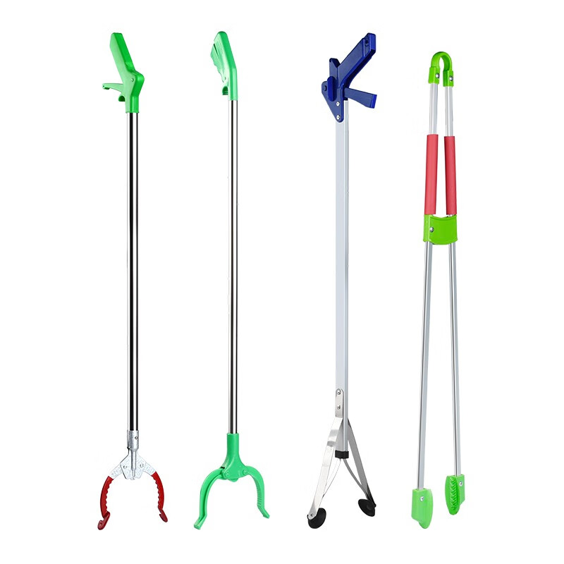 Garbage clip picker, sanitary tongs, sanitation clip, extended pick-up artifact 96cm, 1 randomly sent