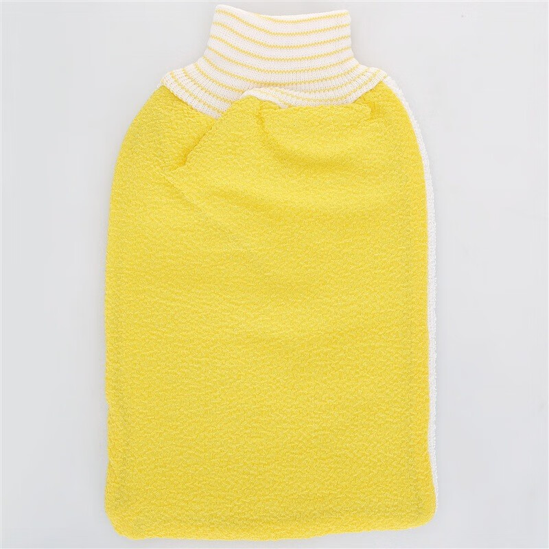 Yijie double-sided bath towel, adult back rub, strong mud gloves, bath towel, no rub bath towel