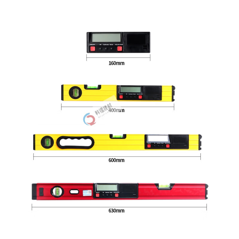 Qiao Bo Lai electronic level ruler magnetic laser decoration balance ruler level ruler digital display household flat water ruler 160mm