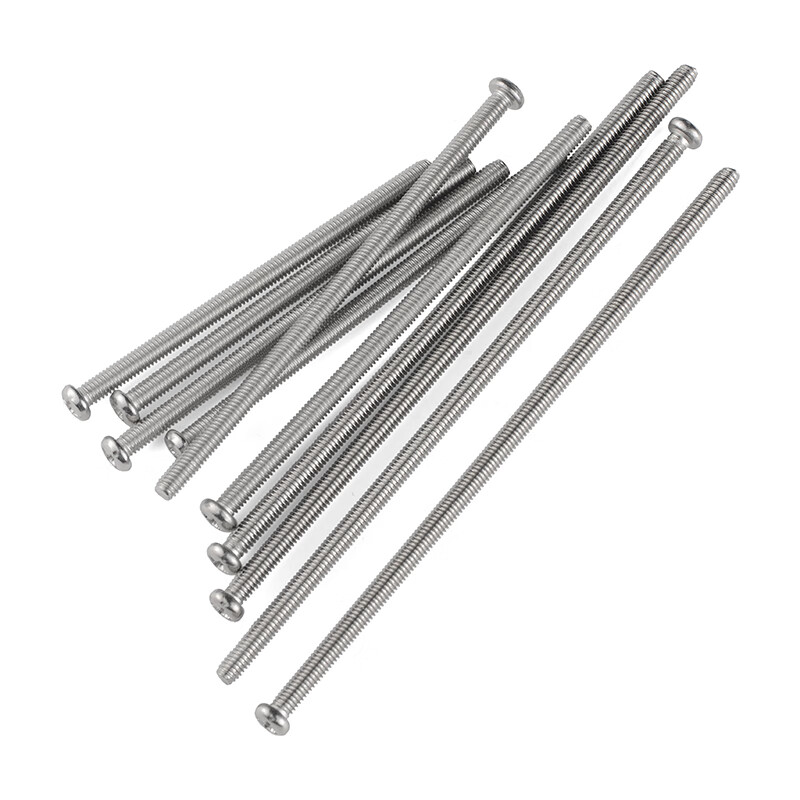 JINGGONG switch panel extension screw socket base installation fixing round head screw 86 type 4/5 cm/6/8/10CM M4*120 (1 catties) color zinc about 45 pcs