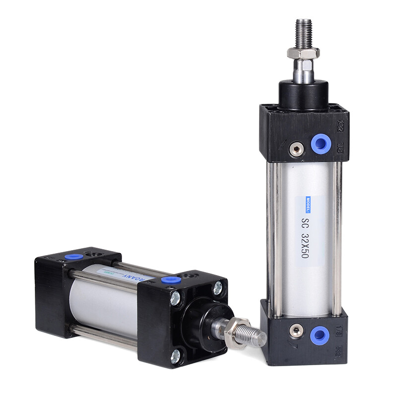 Jinggong Yade passenger type standard cylinder large thrust small SC cylinder standard cylinder cylinder pneumatic complete set of accessories 32-100 SC32*50