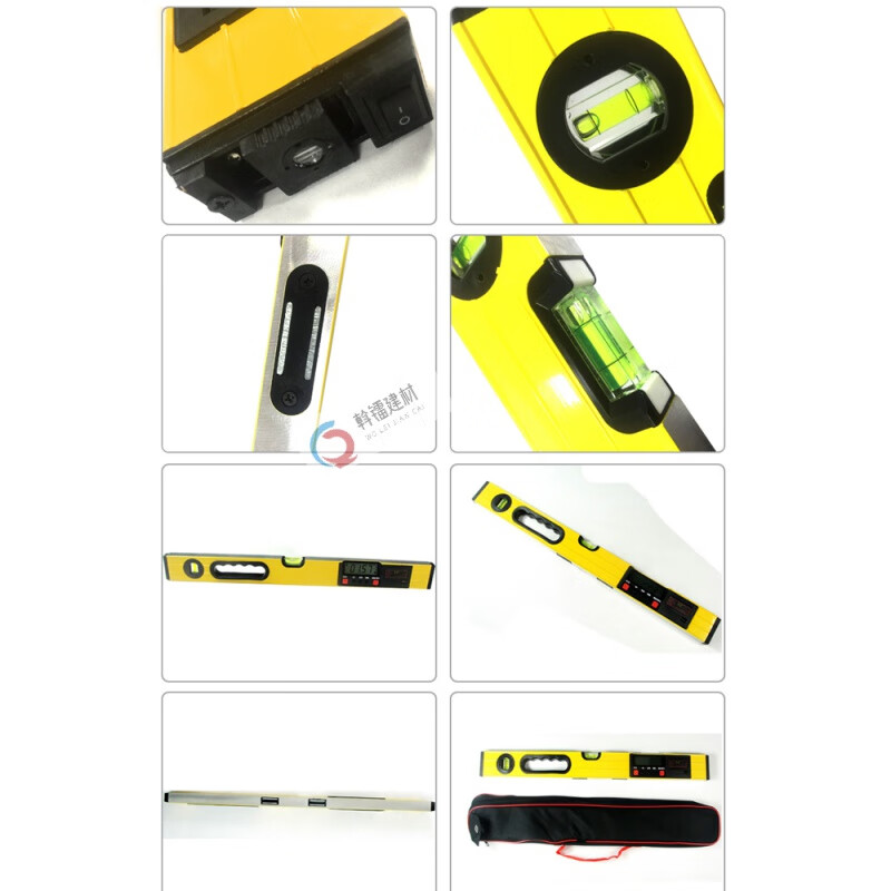 Qiao Bo Lai electronic level ruler magnetic laser decoration balance ruler level ruler digital display household flat water ruler 160mm