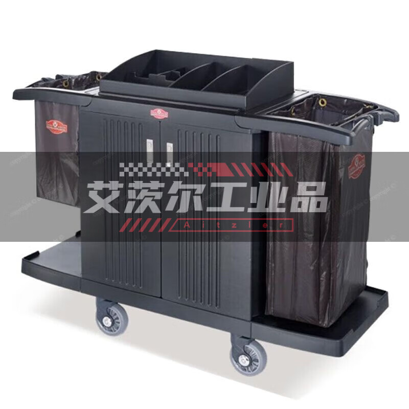 Southern bilateral service vehicle hotel room work linen vehicle room entrance hand push collection vehicle cleaning cleaning vehicle unilateral shuttle flexible universal