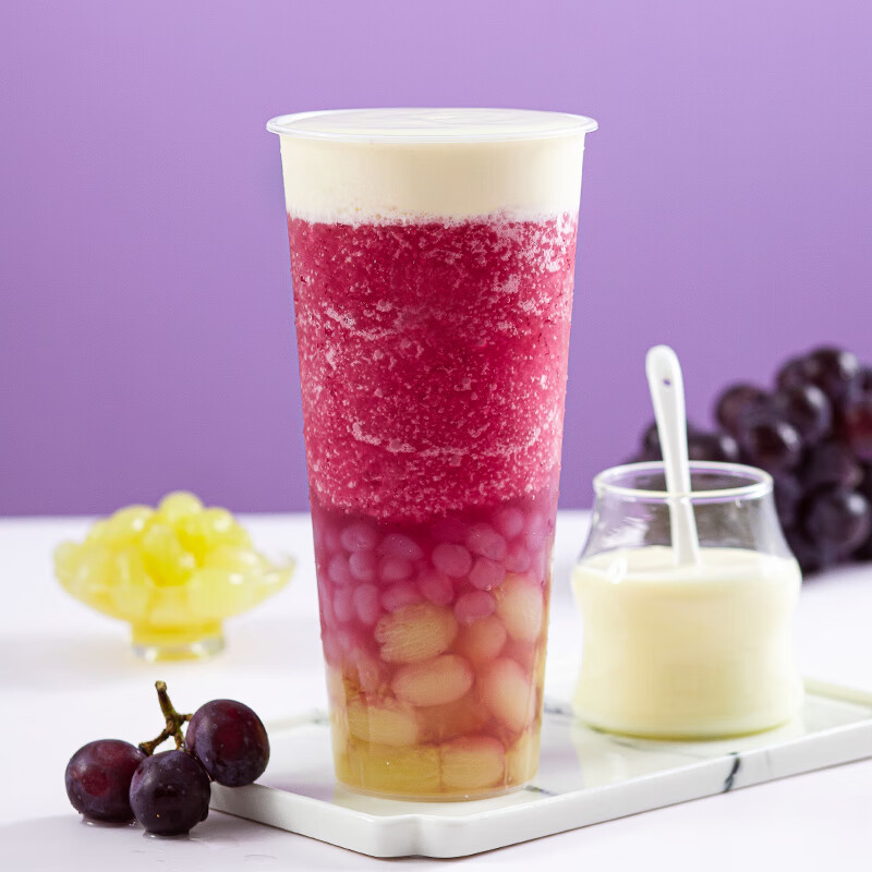 Guangxi Premium Canned Grapes 850g Baking Ingredients Baking Ingredients Peeled and seeded Contains pulp particles Fresh