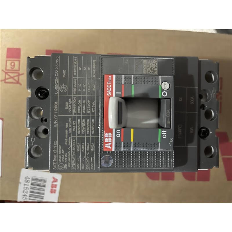 Yue Changsheng ABB molded case circuit breaker UL certification XT series American standard export XT3N225TMF150-15003p