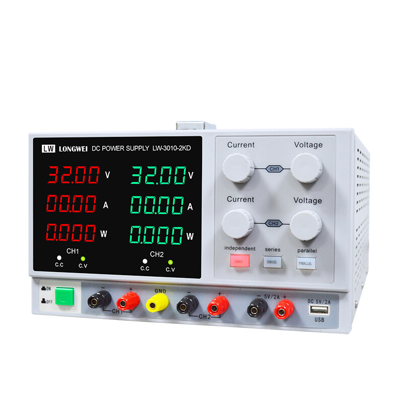 Longwei LW1001-2KD high-power experimental test switching power supply 100V1A adjustable factory repair DC regulated power supply 100V1A dual output LED display