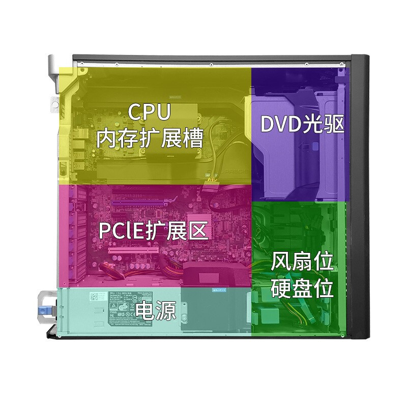 Dell DELL/Dell T5810 T7810 graphics workstation Xeon dual-channel DDR4 video rendering GPU tower server second-hand computer host 95 new - Dell T5820 - Package seven