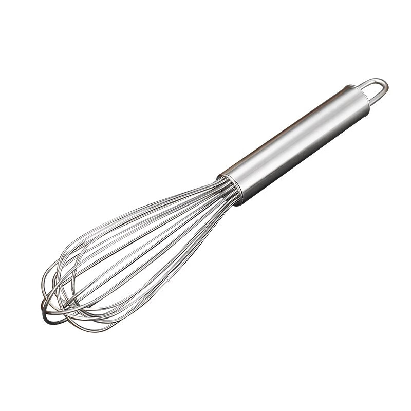 Chinuo 316 food stainless steel egg beater manual bold multi-functional dough mixing egg beater home baking kitchen 316L stainless steel 11-inch egg beater