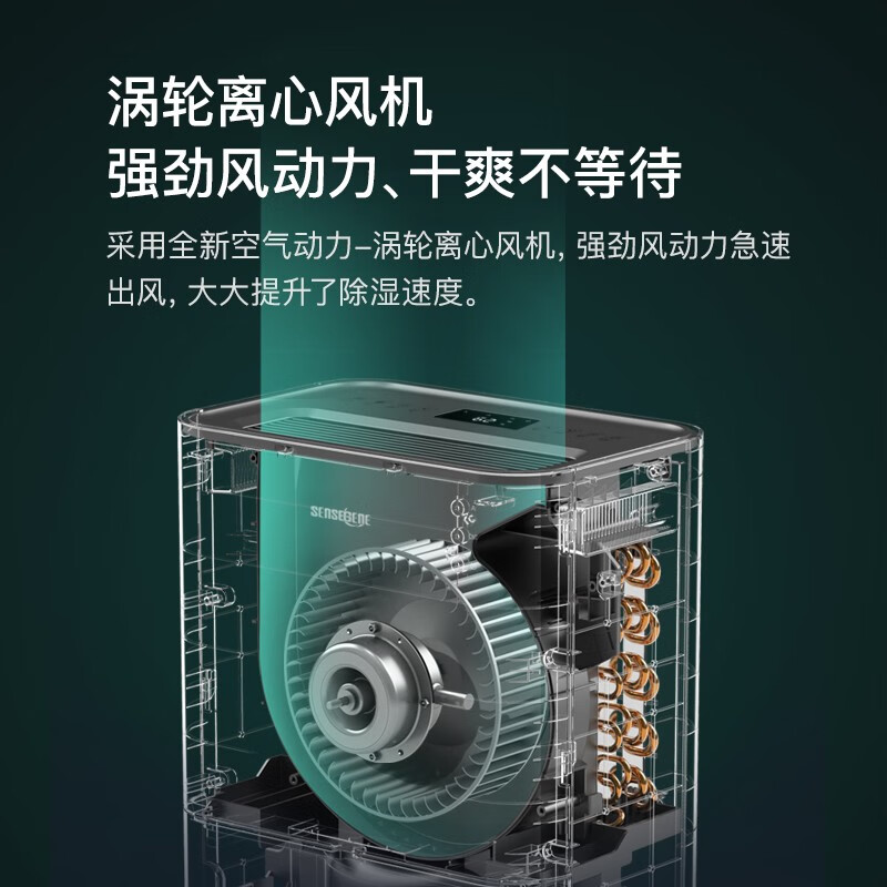 SenseGene dehumidifier/dehumidifier 20L/day 20-40 Household light sound indoor dehumidification bedroom moisture absorber dryer dry clothes purification DK02