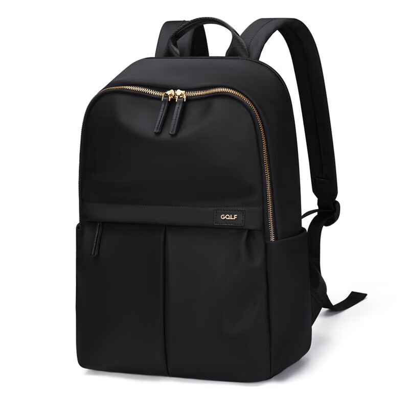 Golf (GOLF) Computer Backpack Women's 14/15 Inch Apple Huawei Laptop Bag School Bag Women's Backpack Elegant Black
