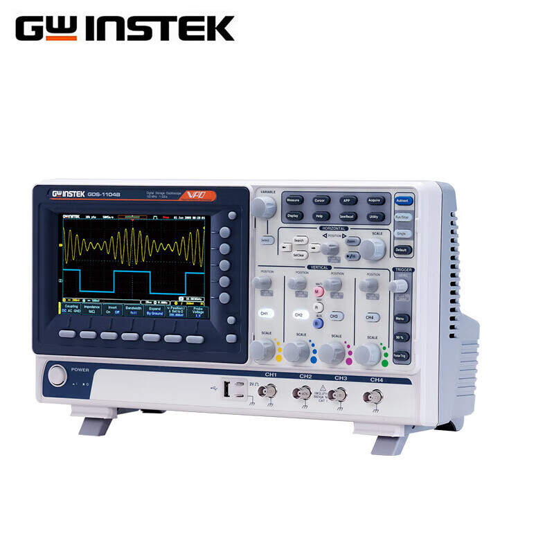 Zongwei GDS-1102E/1104E/1152E digital storage oscilloscope dual/quad channel GDS-1102E (100M 2 channels 8 inches)
