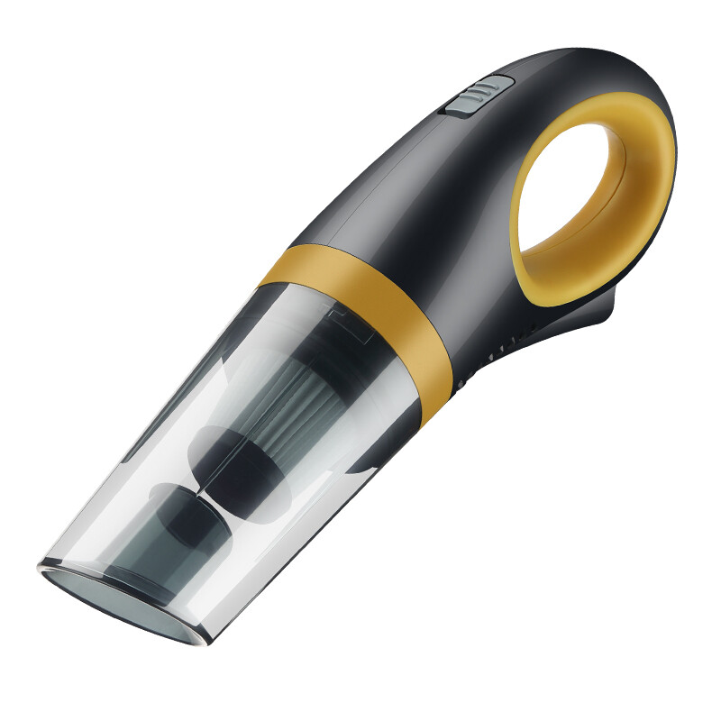 JESIMY car vacuum cleaner wireless charging car household high-power powerful small mini handheld CY yellow (6000pa suction power) wireless model for home and car use