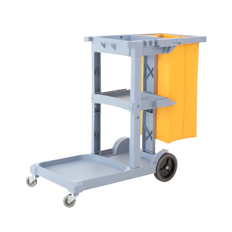 BAIYUN CLEANING AF08170B gray trolley shopping mall property cleaning hotel tools garbage truck guest room cleaning cart multi-purpose trolley