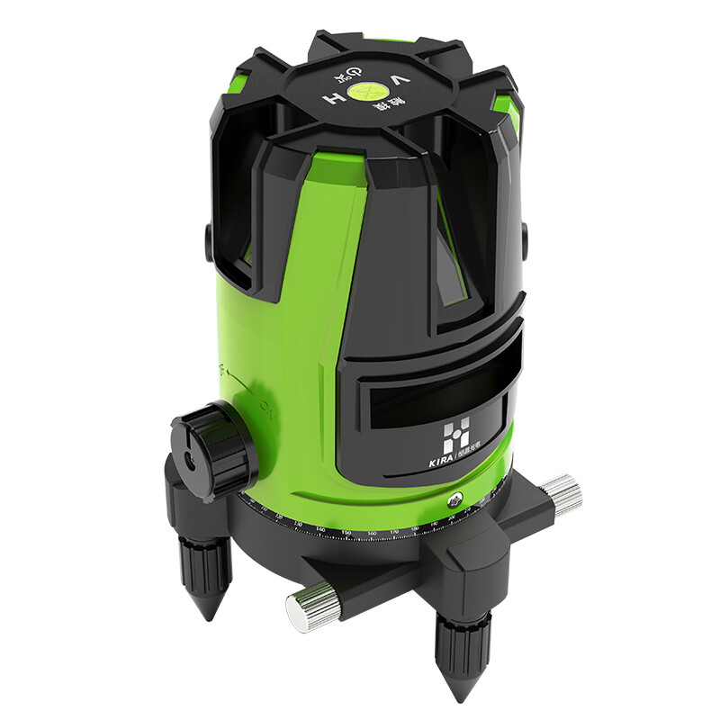 Hengchang LD green light infrared level meter laser 5-line outdoor high-precision strong light thin line water level meter (super bright version) green light 2 lines