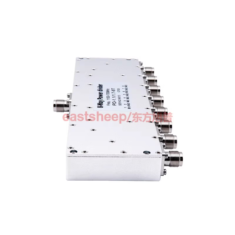 Dongfang Xupu TNC one-to-eight power splitter GPS power splitter 1100-1700MHz TNC master with DC isolation TNC one-to-eight power splitter