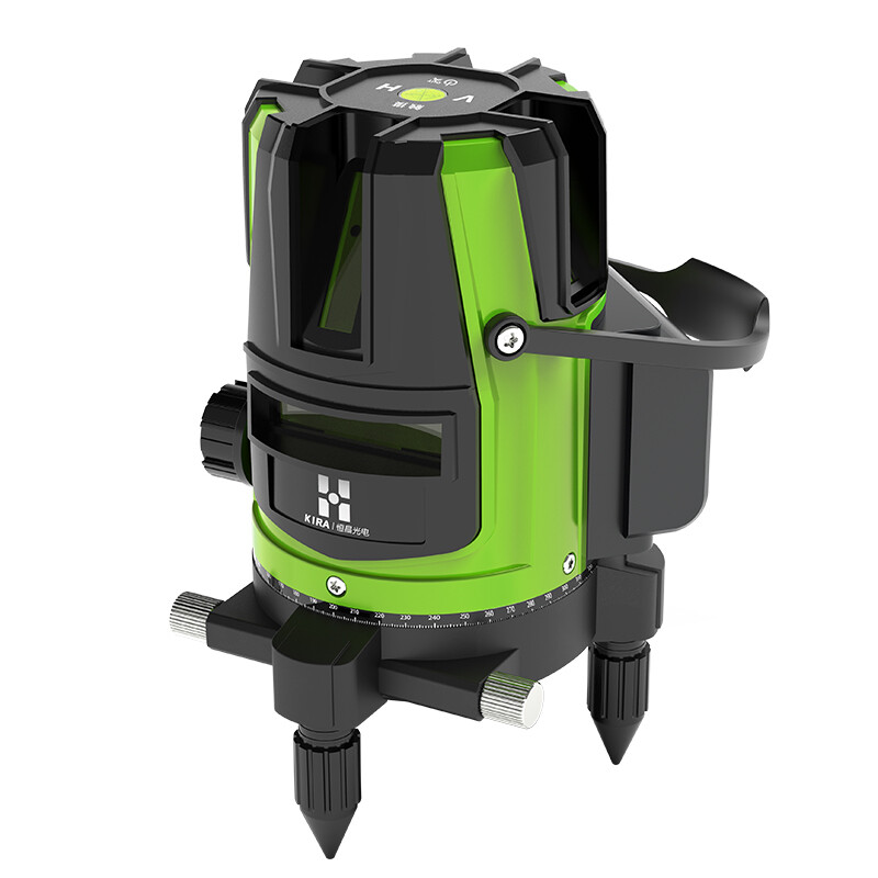 Hengchang LD green light infrared level meter laser 5-line outdoor high-precision strong light thin line water level meter (super bright version) green light 2 lines