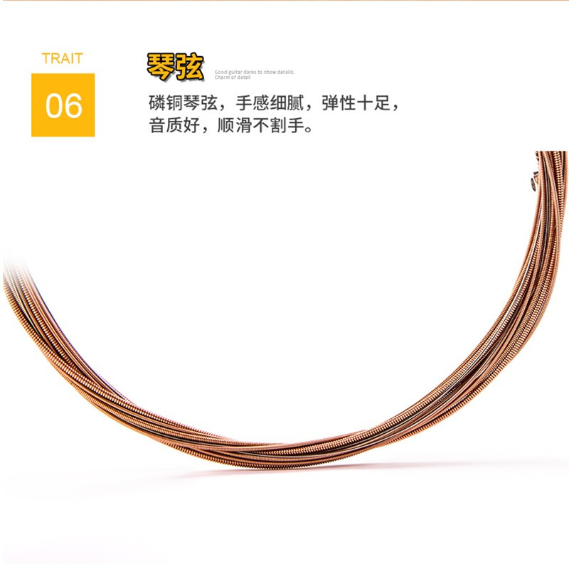 WEIKASI folk guitar beginner acoustic guitar veneer novice entry practice guitar guitar student male and female musical instrument 41 inches pure black + gift bag advanced recommendation