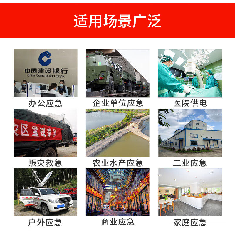 Dajiang commercial high-power 17KVA single/three-phase equal-power gasoline generator double-cylinder electric start DGT23000E