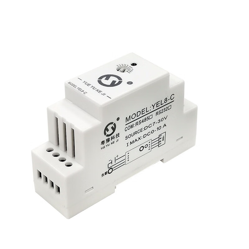 0-30A AC current detection sensor module 24V220V current signal collection overcurrent protection relay YEL8-B detection AC (0-30A) 24v power supply