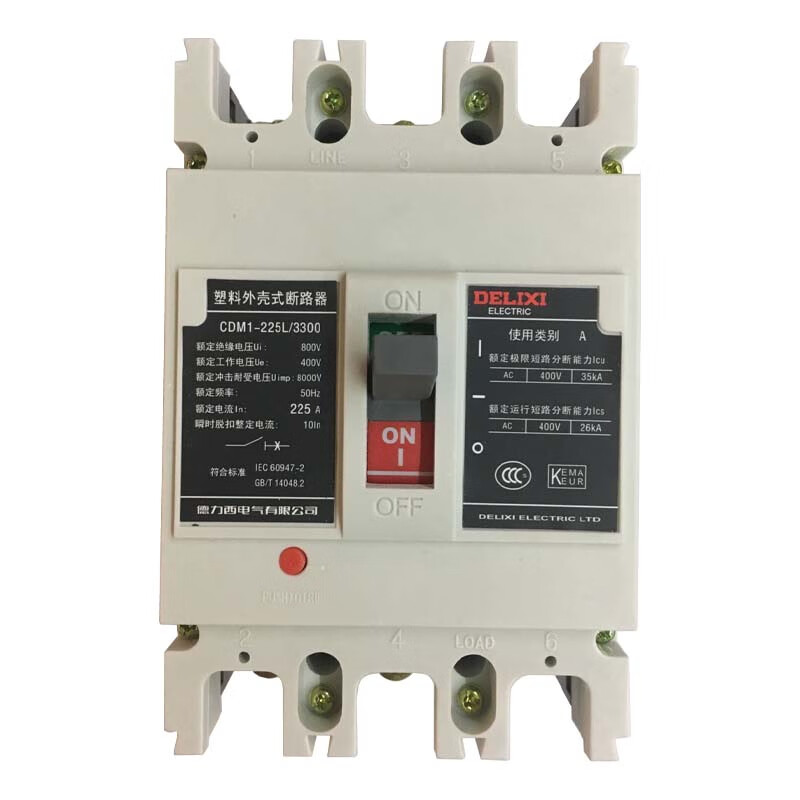 Plastic case circuit breaker CDM1-225L/3300 125A 160A 180A Ling 3P 200A