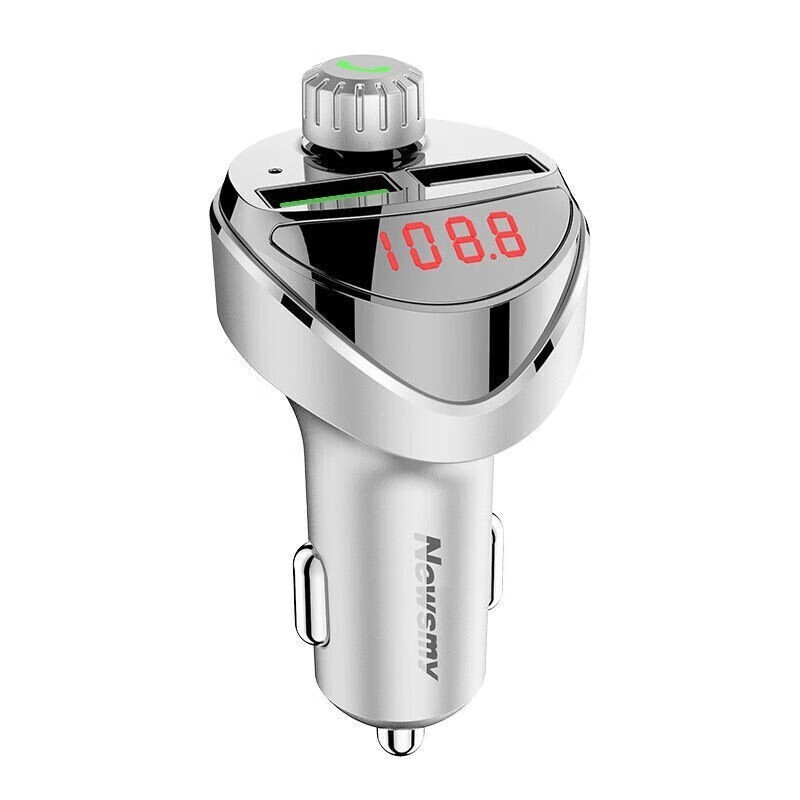 Newman Car MP3 Player Bluetooth Receiver Lossless Music USB Disk Multifunctional Cigarette Lighter for Cars (HD Lossless Sound Quality) Official Standard