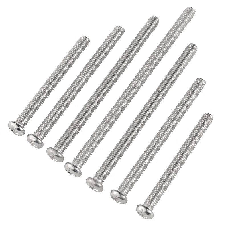 JINGGONG switch panel extension screw socket base installation fixing round head screw 86 type 4/5 cm/6/8/10CM M4*120 (1 catties) color zinc about 45 pcs