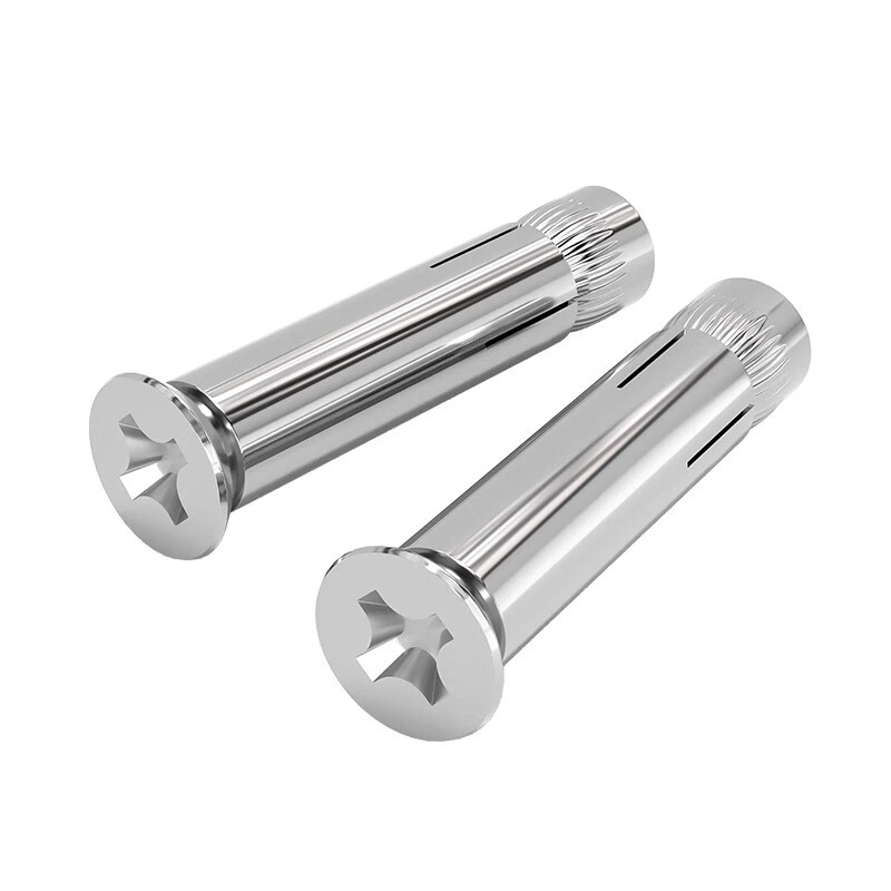 Tianzhuo Hardware National Standard 304/201 Stainless Steel Cross Countersunk Head Internal Expansion Screw Flat Head Bolt Pull Implosion MM6M8M10M12 304 National Standard 6*80 1 piece