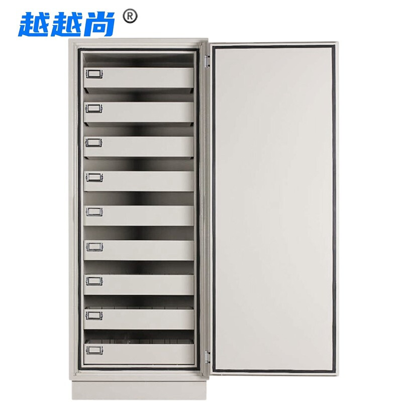 Yueyue Shang Anti-magnetic cabinet 9 large electronic password lock disk fire-proof and moisture-proof anti-magnetic safe anti-magnetic information safety cabinet 700*520*1800MM YYS-FCG-018