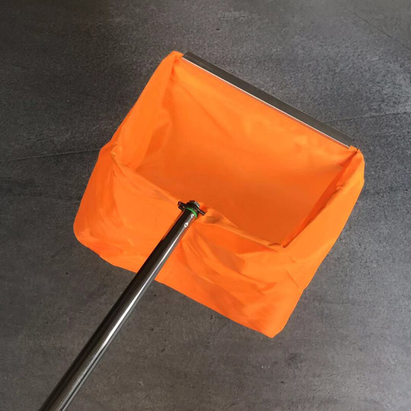 Windproof environmental sanitation cloth bag garbage bag garbage bag dustpan garbage bucket garbage collection bag steel pole pickup bag