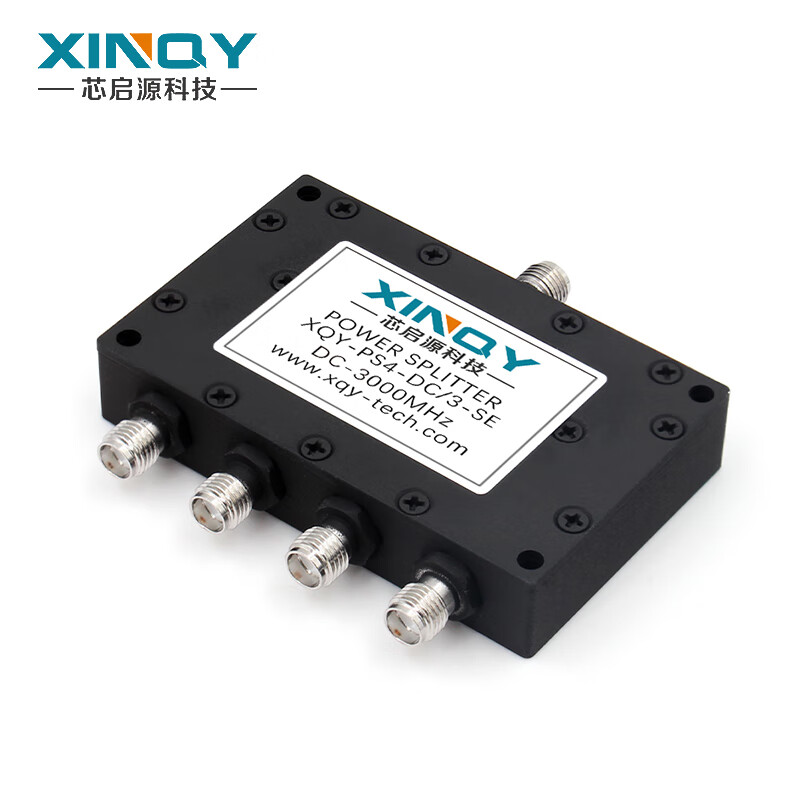 XINQY Xinqiyuan SMA one-to-four power divider RF resistor power divider DC-3GHz power divider low frequency 3000MHz PS4-DC/3-SE