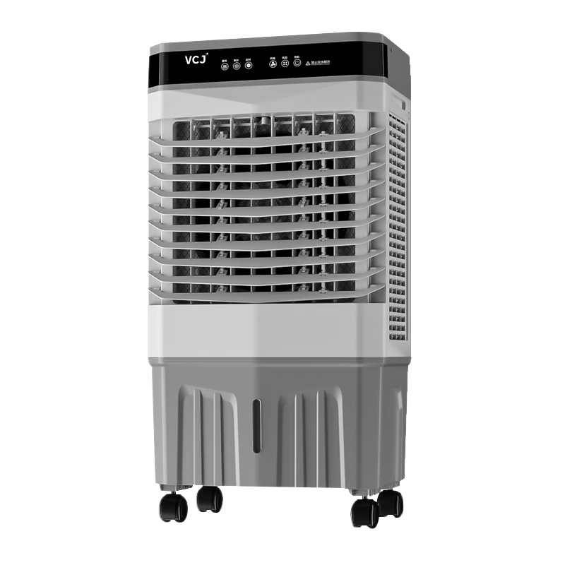 VCJ Powerful Refrigeration Air Conditioning Fan Household Air Cooler Water Cooling Fan Water Added Air Conditioner Bedroom Living Room Removable Cooling Fan Touch Screen Remote Control Timing HZ-70R