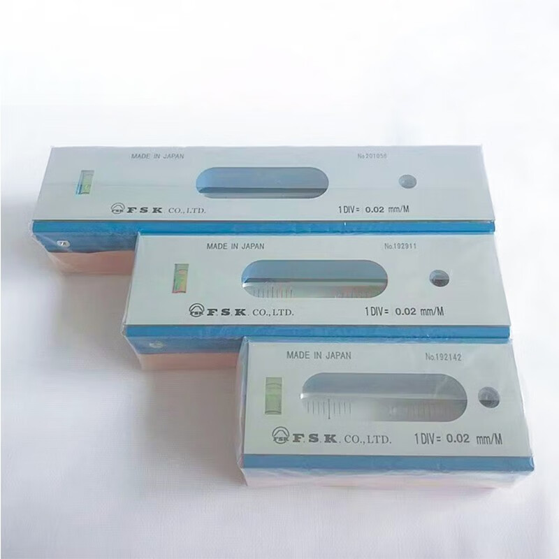 FSK Japanese original imported strip level bubble level high precision flb1-100-150-0.02mm200 FSK Fuji FLB1-200-0.02