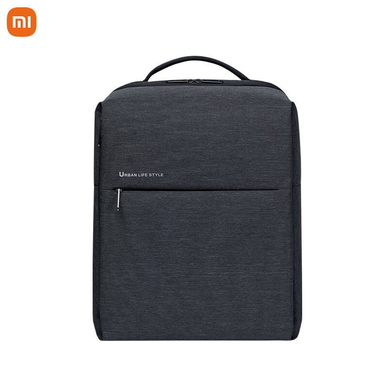 Xiaomi (MI) Minimalist Urban Backpack Men's Computer Bag Travel Business Backpack Women's School Bag Business Backpack Dark Gray