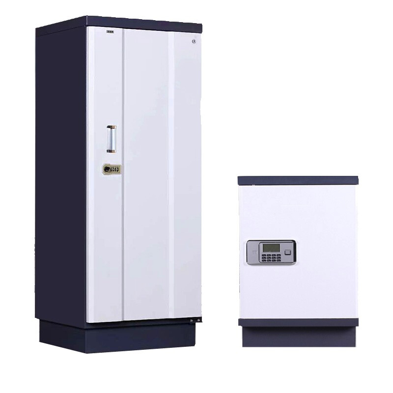 Yueyue Shang Anti-magnetic cabinet 9 large electronic password lock disk fire-proof and moisture-proof anti-magnetic safe anti-magnetic information safety cabinet 700*520*1800MM YYS-FCG-018