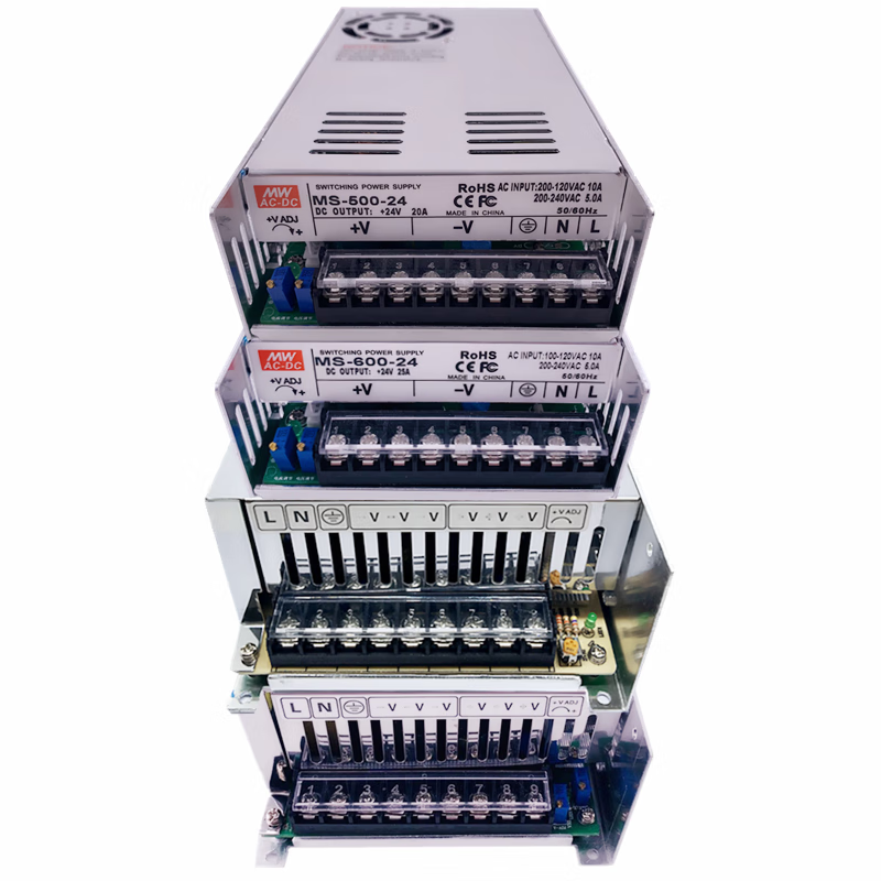 Schein Minwell adjustable MS/S-500-24 switching power supply 600W720W800W1000W12V24V36V48V MS-600 DC110V