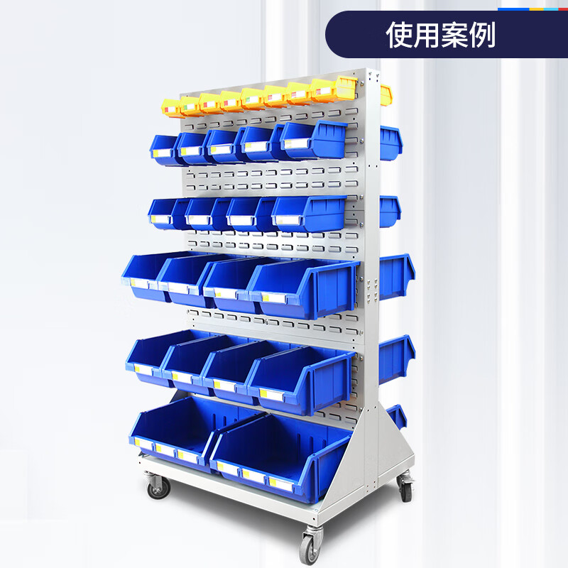 Liwang POWERKING PK015 back-mounted parts box material box warehouse inclined shelf plastic hardware accessories tool storage box PK015 270*140*125