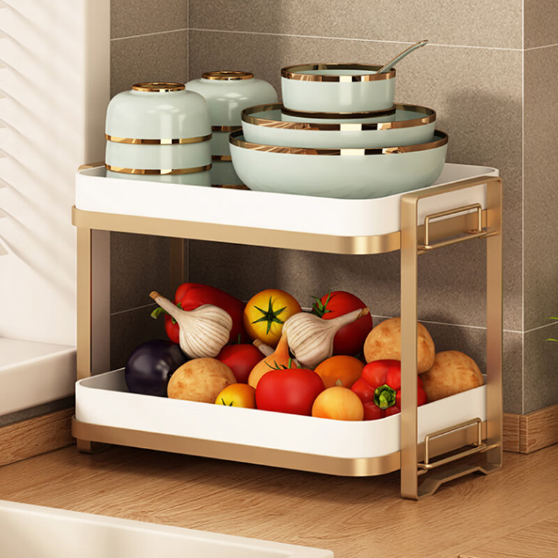 Yupin kitchen rack drain cup rack storage rack living room glass tea cup drain tray ZW107 double layer