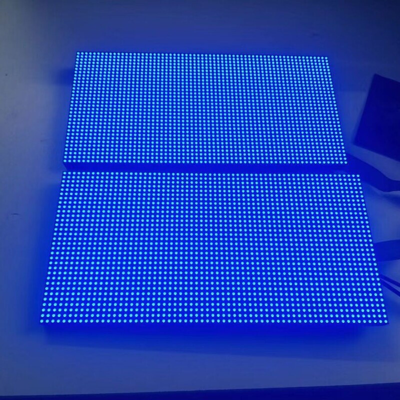 Led display module p4 indoor stage performance machinery and equipment LED module mobile phone wifi wedding large screen full color screen round hole grid 256MM*128MM