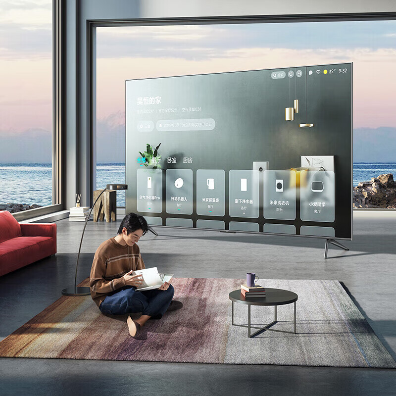 Xiaomi (MI) TV 100/90-inch MAX100 giant screen 4K smart LCD screen conference game flat-panel TV large-size office Redmi color TV trade-in 100-inch hot model of the year - order today and get free installation MAX100