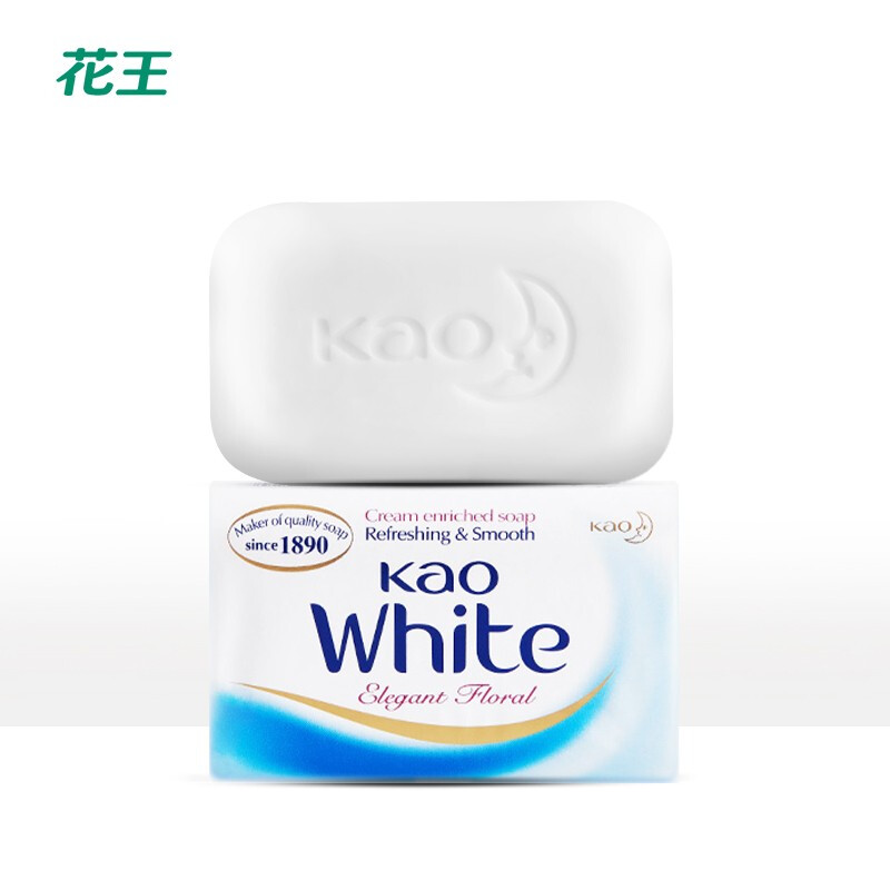 Kao (KAO) Elegant Floral Bath Soap 130g*6 Pieces Original Imported Milky Floral Bath Cleansing Soap