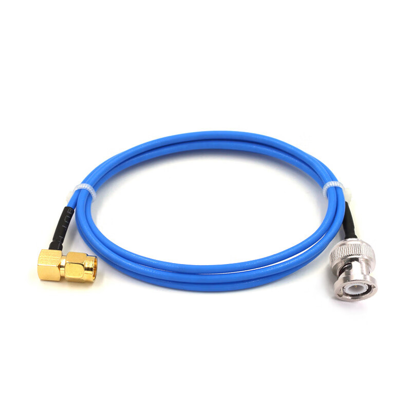 086/RG405 semi-flexible cable BNC-JJ/SMA-JK BNC/SMA-JW BNC male to SMA male BNC male to BNC male RG405 blue semi-flexible cable 0.08M