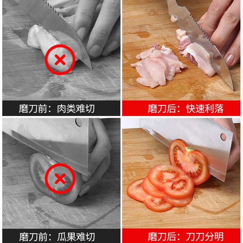 Bedojia Knife Sharpener Fully Automatic Electric Merchant Whetstone High-Precision Kitchen Knife Grinding Wheel Knife Sharpener Multifunctional Knife Sharpener 1 + Spare Grinding Wheel 2