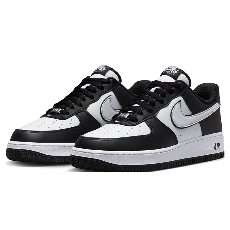 Nike NIKE Men's Air Force One AF1 New Year's Gift Sports Shoes DV0788-001 Black and White 41