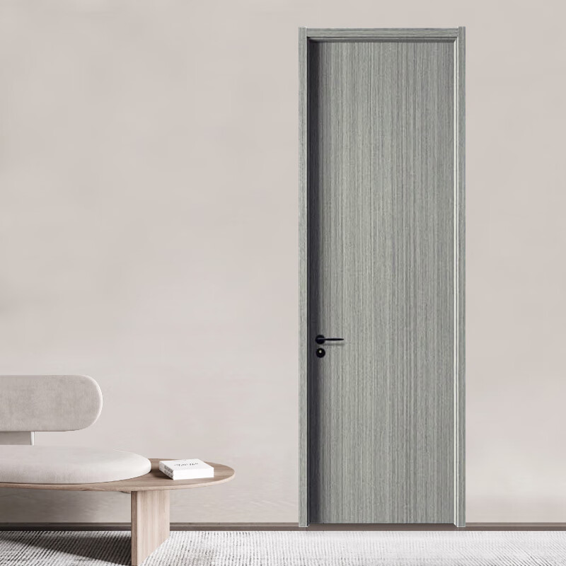 Indoor wooden door package installation, environmentally friendly solid wood composite door, white bedroom door, carbon crystal door, whole house set door, light luxury minimalist carbon fiber door, PET paint-free room door, technological wood molded model, free shipping package installation, standard tooling, honeycomb filling + step cover + free conventional locks