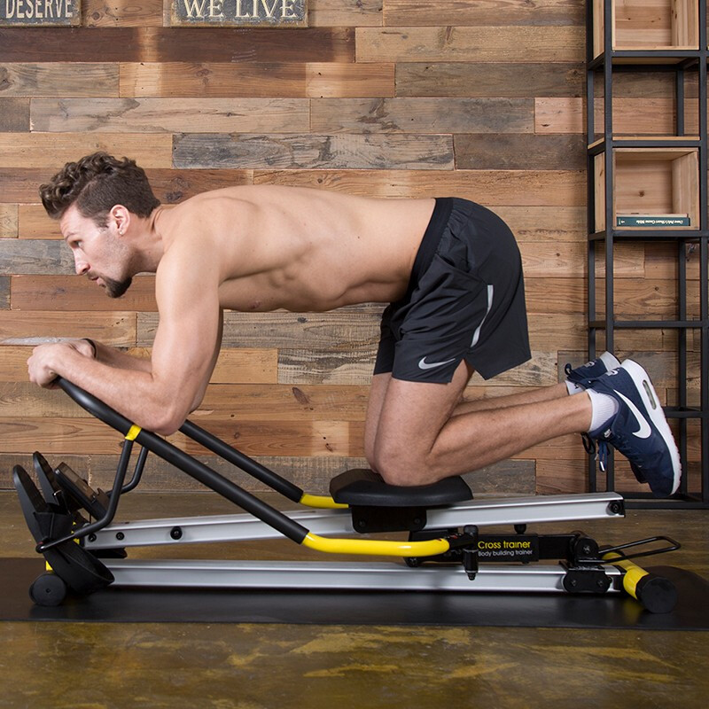 Alves rowing machine home self-weight suspended rowing machine indoor aerobic fitness equipment silent smart sculls rowing machine rowing machine red + floor mat + gloves