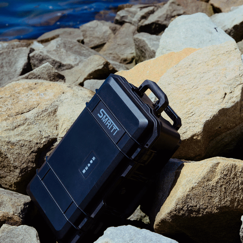 SMRITI heritage protective box black large trolley box thickened waterproof and dustproof multi-functional equipment tool box S5236 black empty box