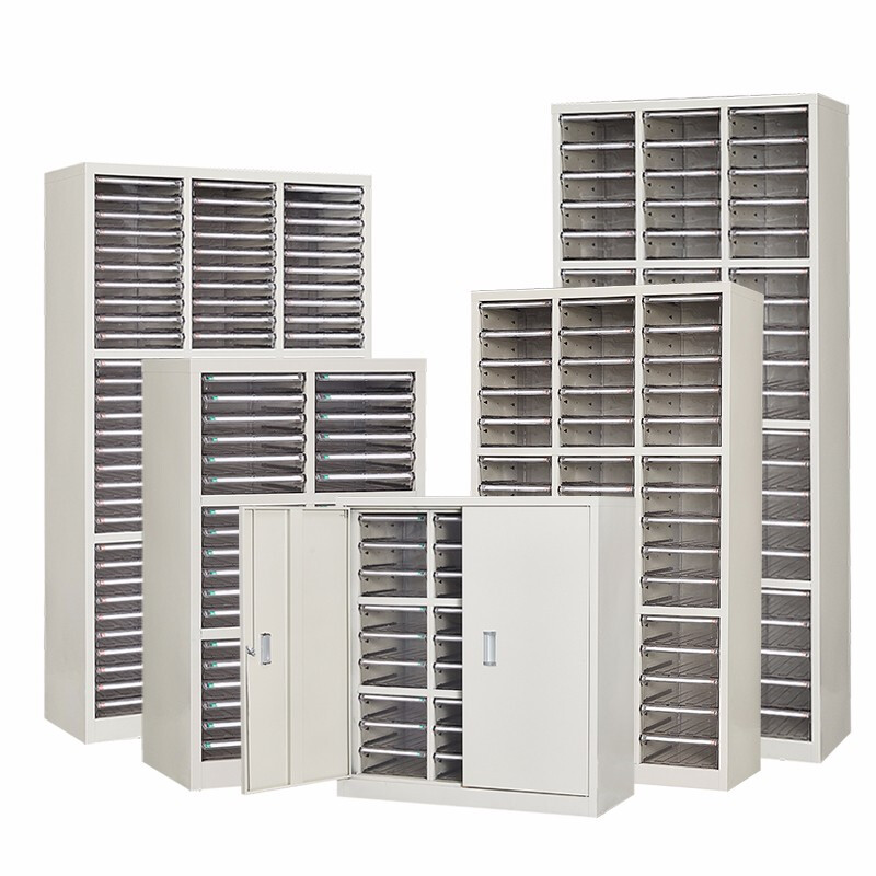 Aikoburg A4 filing cabinet double row 30 large drawers with doors multi-layer classification box data storage efficiency cabinet AKB-LJG-29